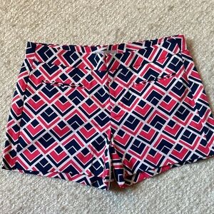 💙NWOT GAP SIZE 0 GEOMETRIC PRINT SHORTS